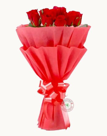 12 Red Roses Bouquet